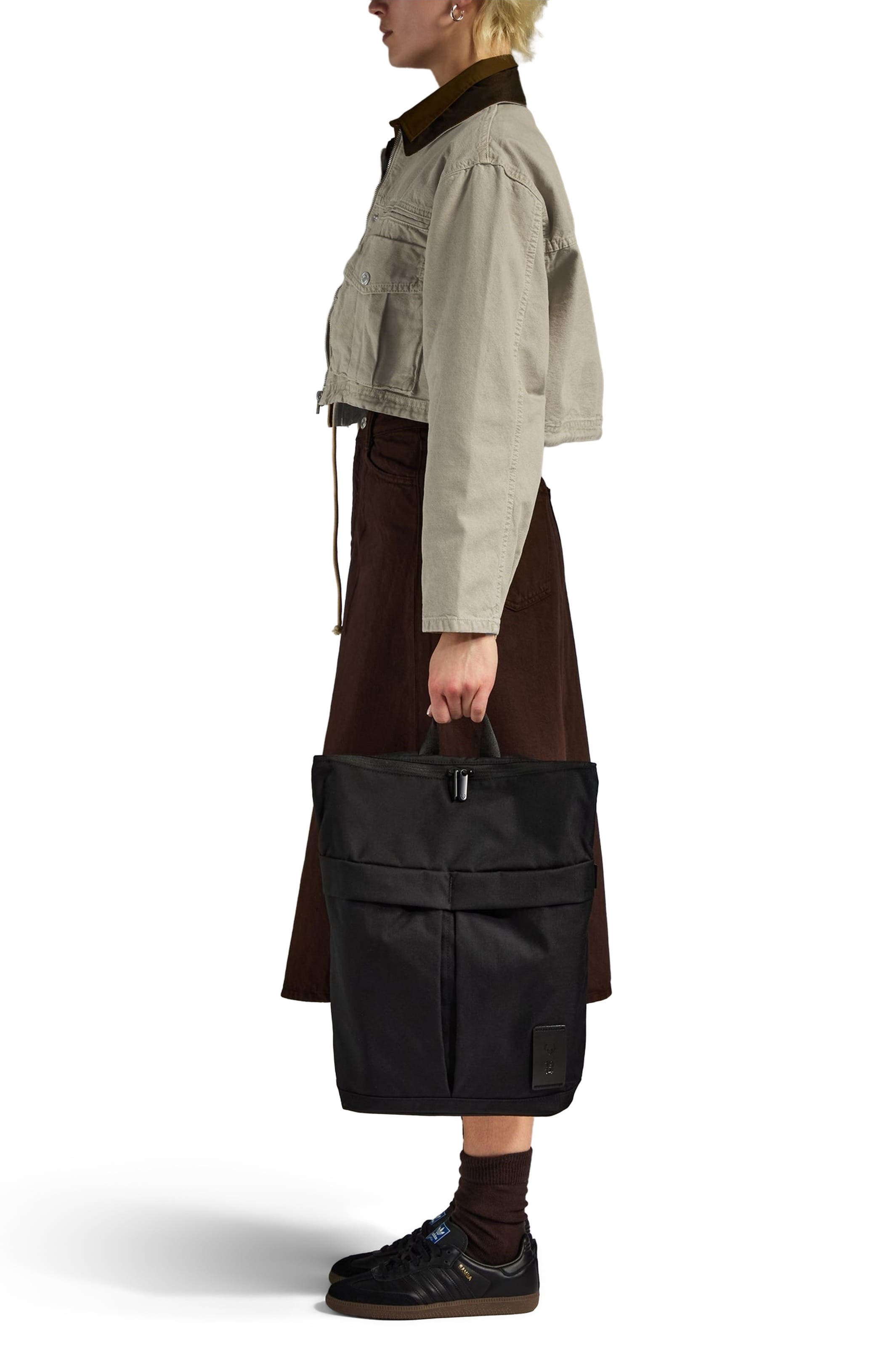 Core Zip Top Backpack, Alternate, color, Black