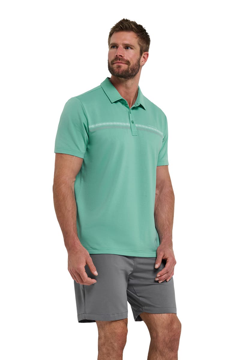 TravisMathew Featherweight Polo, Alternate, color, Wasabi