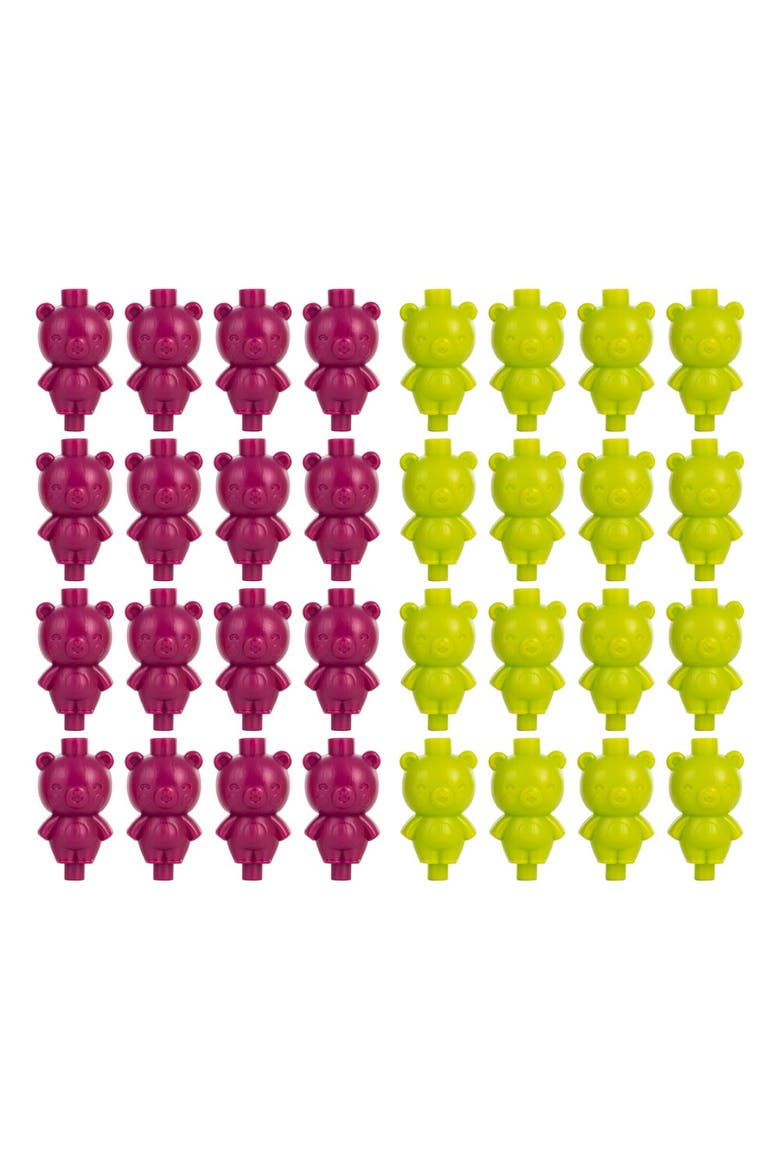 Eco Math Connectable Bears, Alternate, color, Blue-Green Multi