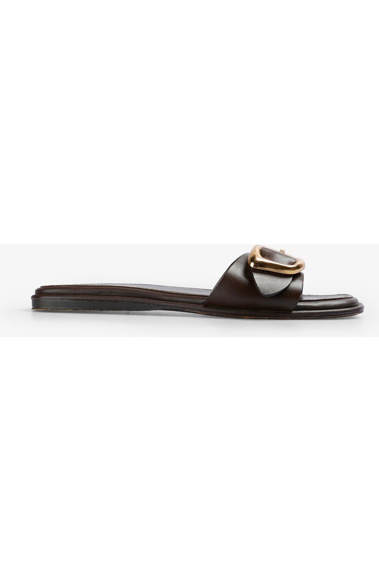 Scalpers Buckle Sandal, Main, color, Darkbrown