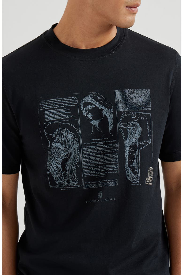 Jersey T-shirt, Alternate, color, Black