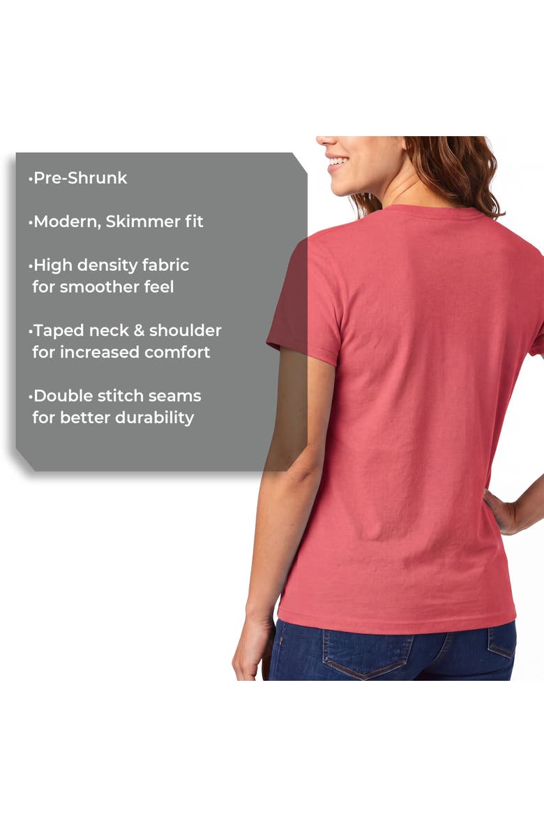 Women's Luke's Stars Hollow Sign Short Sleeve Straight Fit T-Shirt, Alternate, color, Red