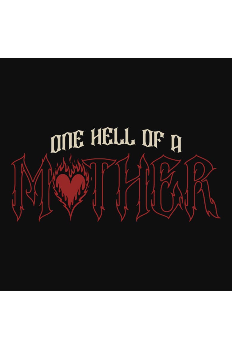 Junior's Lost Gods One Hell of a Mother  Graphic T-Shirt, Alternate, color, Black
