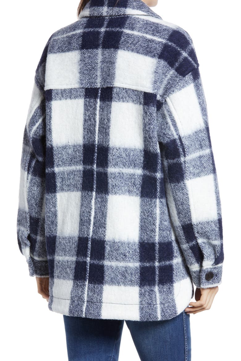 Women's Walton Colleton Plaid Shirt Jacket, Alternate, color, MARYL PLAID INK