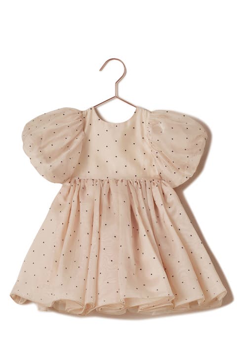 Kids' Sofia Puff Sleeve Polka Dot Dress