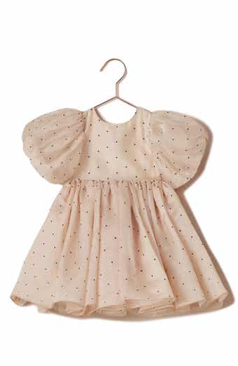 Kids' Sofia Puff Sleeve Polka Dot Dress