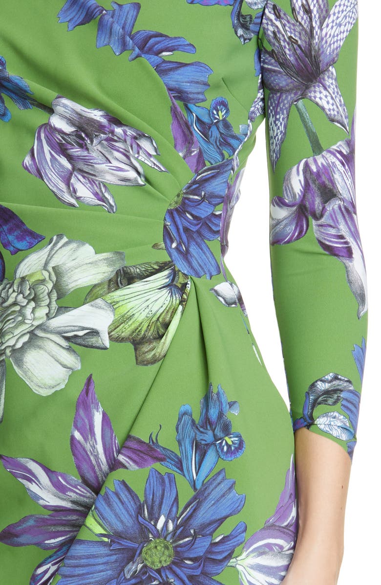 Chiara Boni La Petite Robe Charisse Floral Print Cocktail Dress, Alternate, color, 