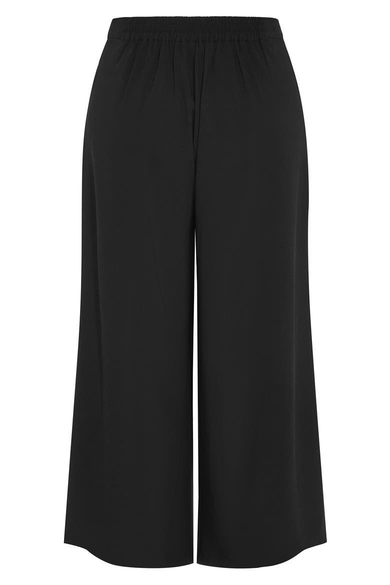 Abbie Wide Leg Pants, Alternate, color, BLACK