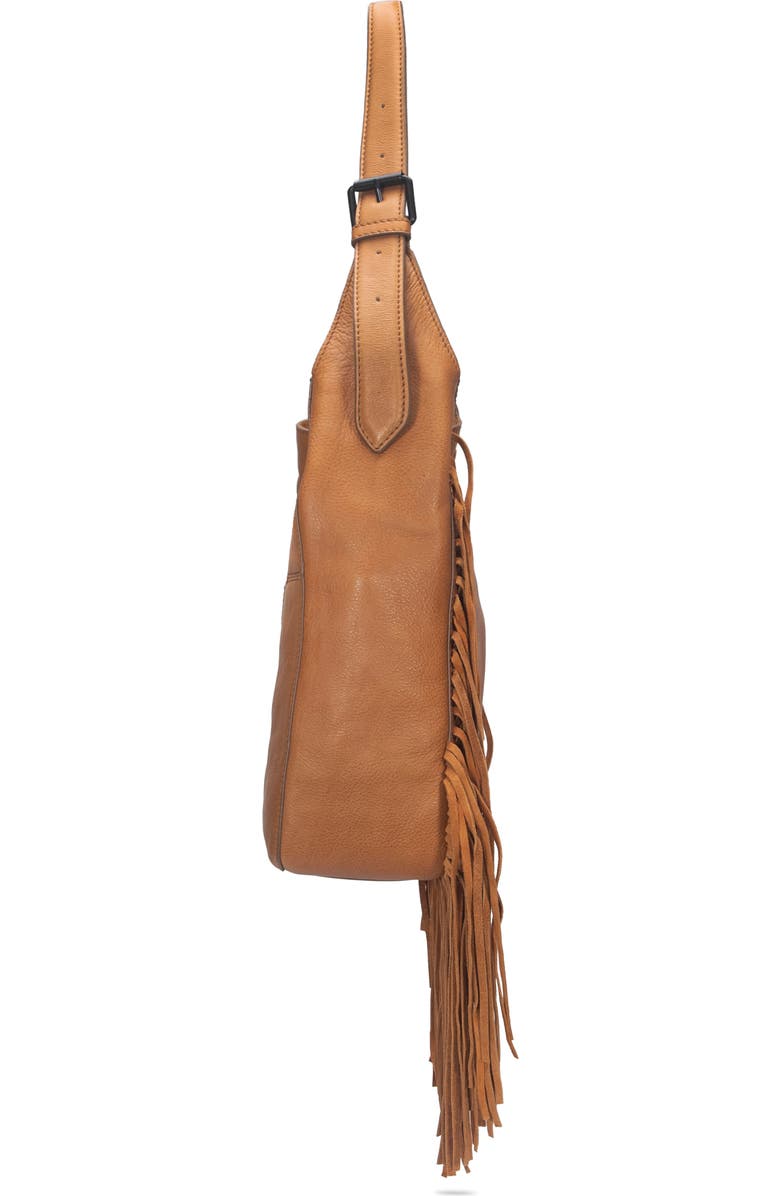 Frye Faye Leather Hobo, Alternate, color, Light Whiskey