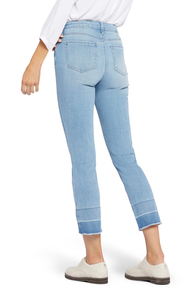 NYDJ Sheri Released Fray Hem Ankle Crop Slim Jeans, Alternate, color,