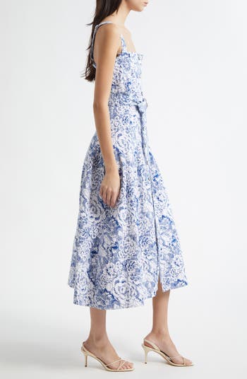 Floral Print A-Line Dress