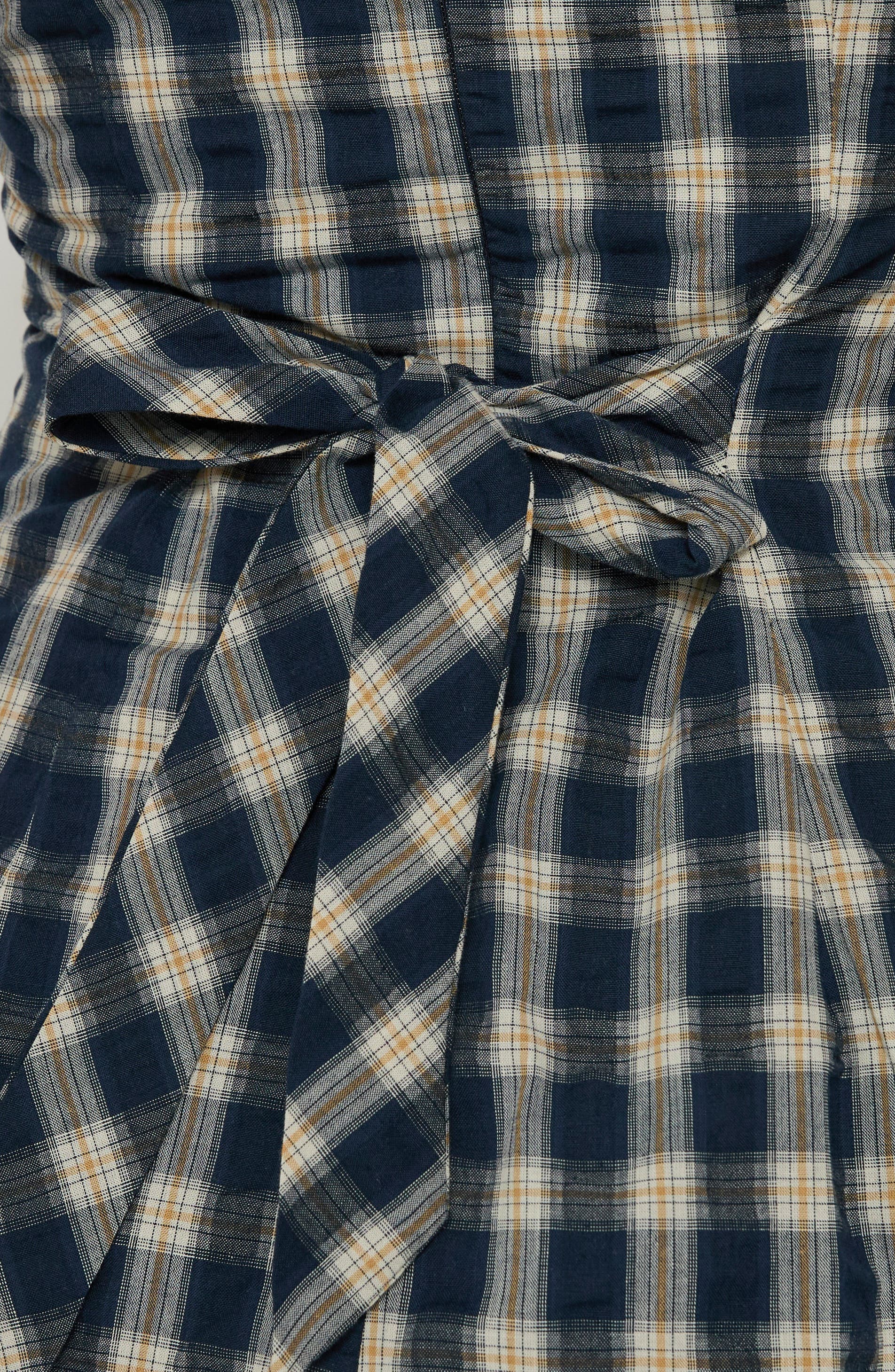 Princess Polly Sweet Somethings Check Cotton Minidress (Women) | Nordstrom