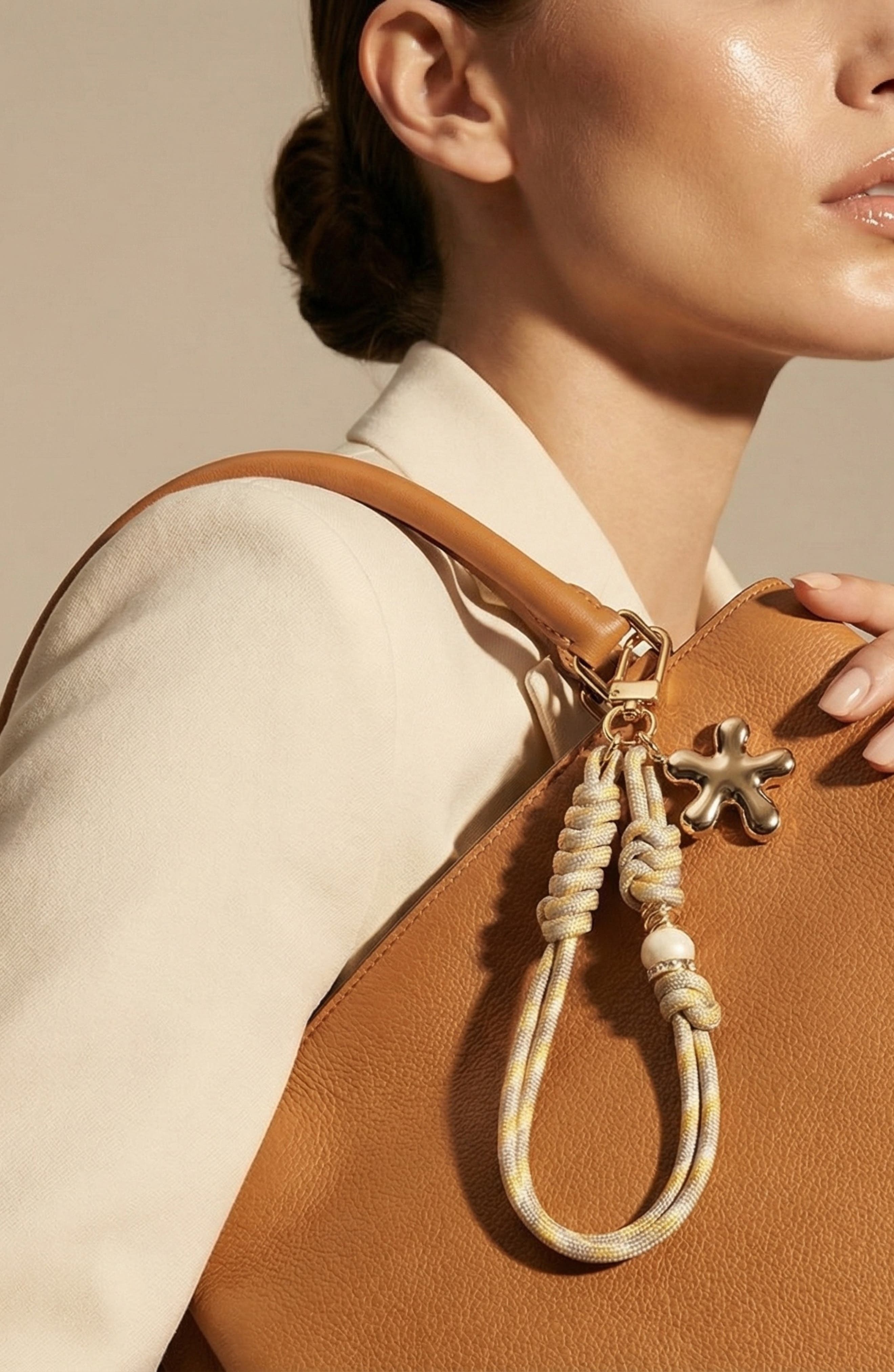 Throw Me a Line Bag Charm, Alternate, color, YELLOW