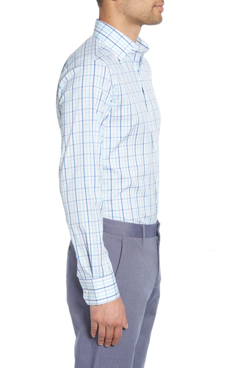 Bonobos Rancho Slim Fit Stretch Plaid Dress Shirt, Alternate, color, 