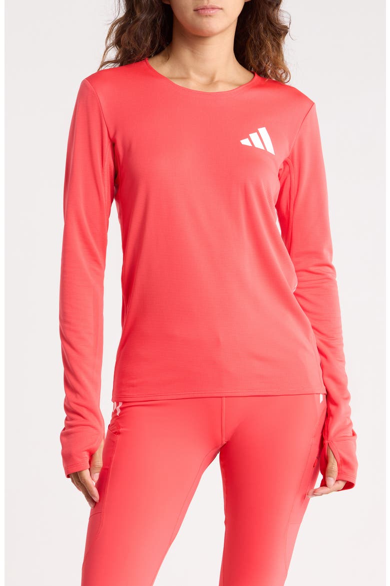 Promo Long Sleeve Active T-Shirt, Main, color, SEMI LUCID RED/