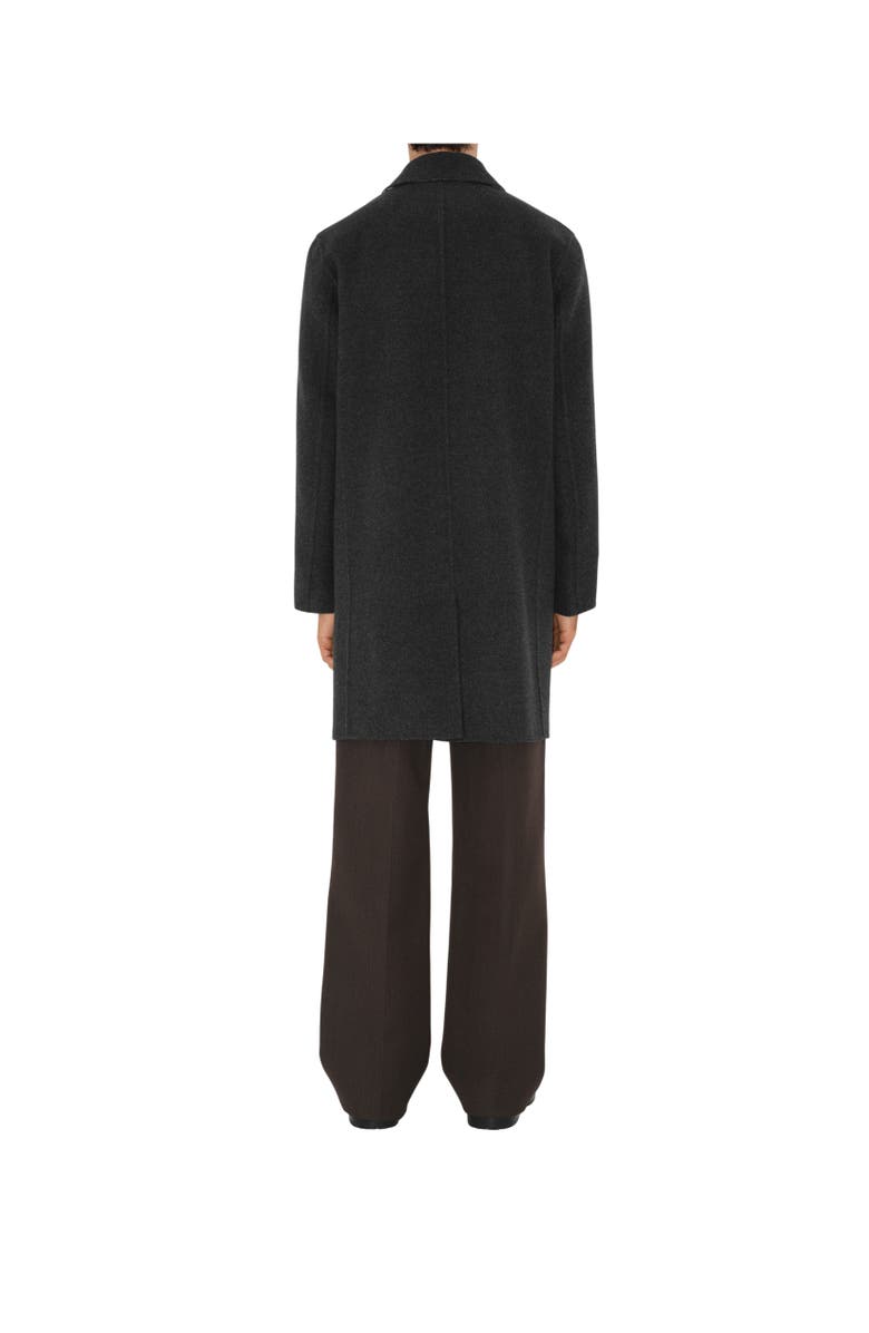 Burberry Mid-length Wool Car Coat, Alternate, color, Charcoal