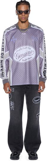 Garage Moto Long Sleeve Graphic T-Shirt