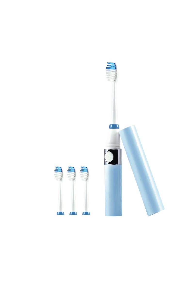 Portable Sonic Toothbrush 3-Pack, Alternate, color, Blue, Pink, Green