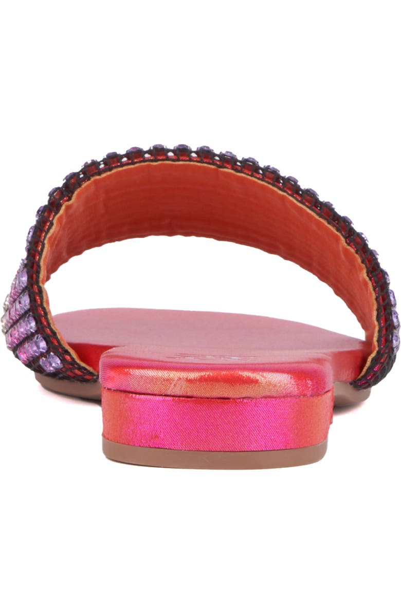 NEW YORK AND COMPANY Gracie Rhinestone Slide Sandal, Alternate, color, Pink Ombre