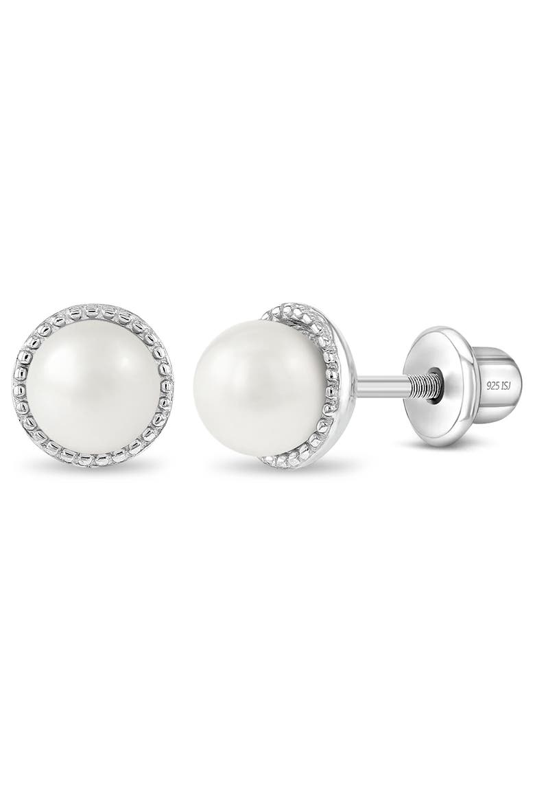 Sophisticated Pearl Earrings, Main, color, White