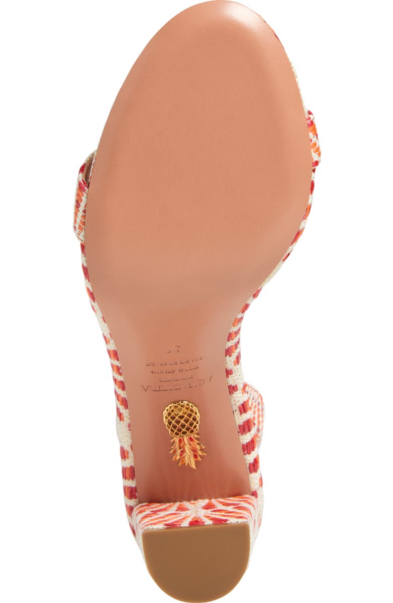 Aquazzura So Nude Block Heel Slingback Sandal, Alternate, color,