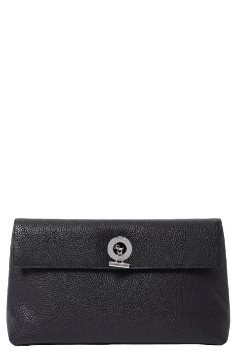 Anchor Leather Clutch