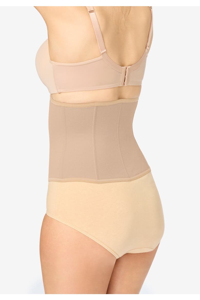Ultra Firm Flex Zip Corset Waist, Alternate, color, NUDE