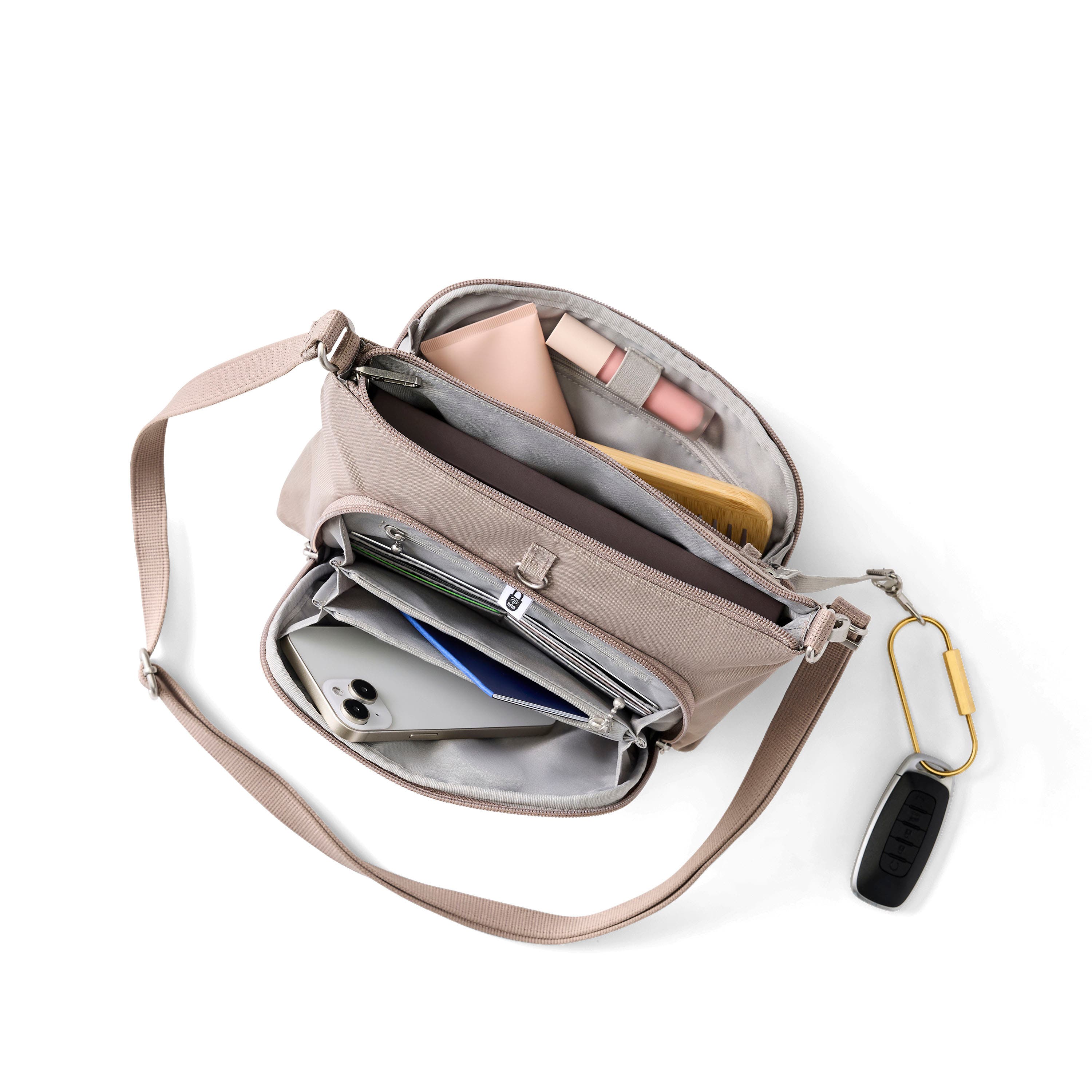 Securtex Anti-theft Keepsake Crossbody, Alternate, color, Moonrock