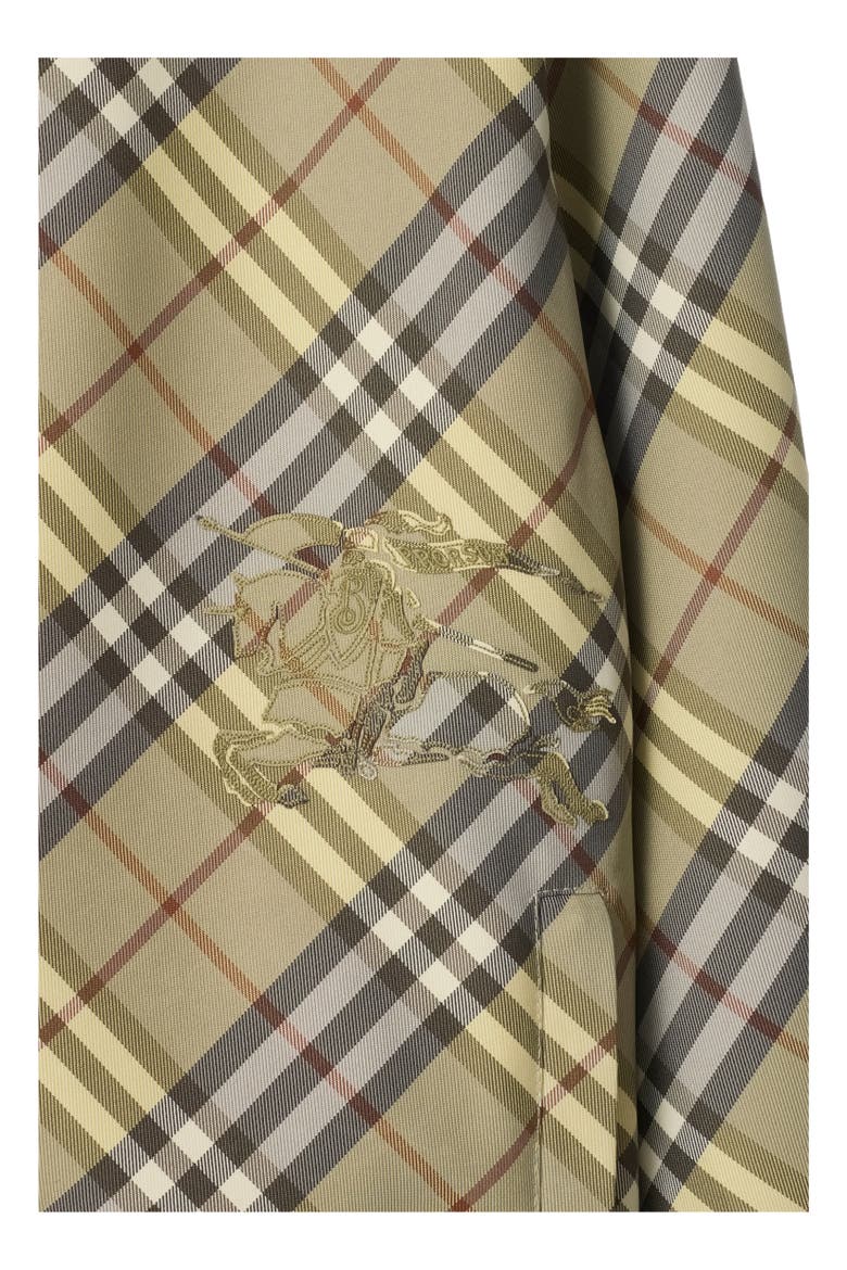 Reversible Check Hooded Jacket, Alternate, color, Glade green