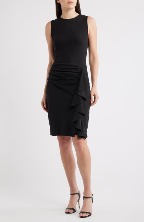Theodora Ruffle Sleeveless Dress