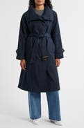Bernardo Cotton Blend Trench Coat
