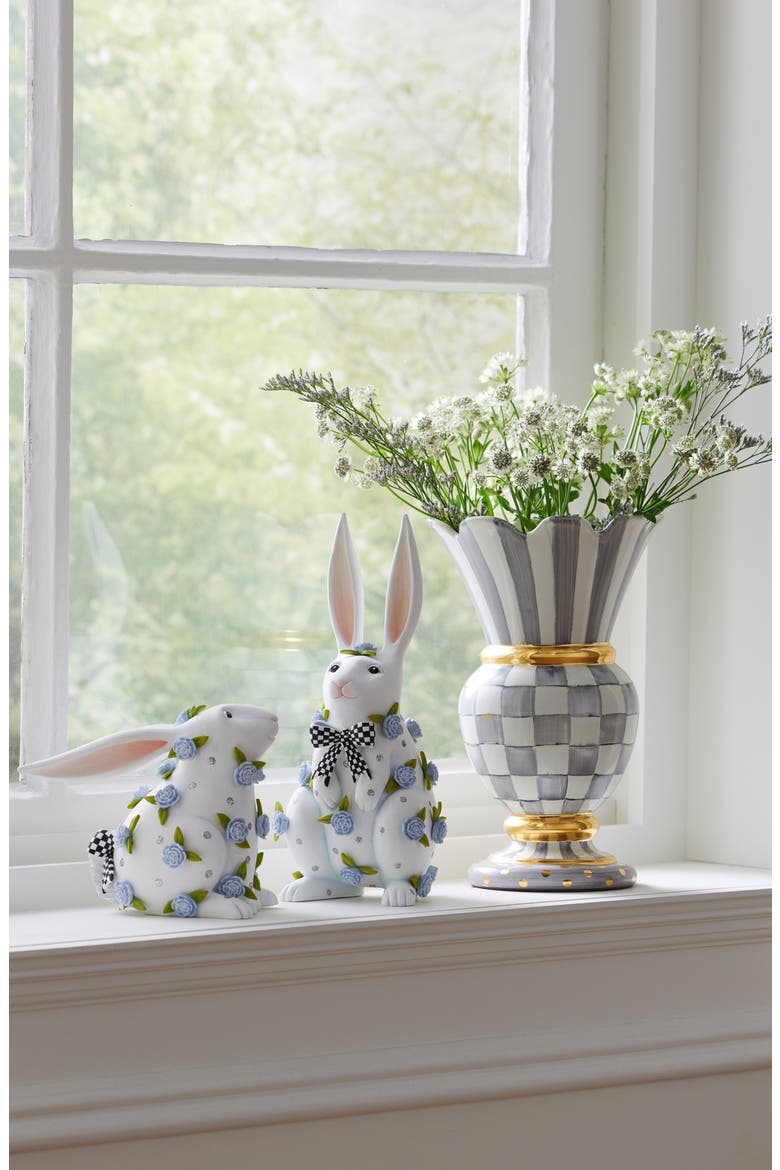 Patience Brewster Periwinkle Peony Rabbit, Alternate, color, WHITE