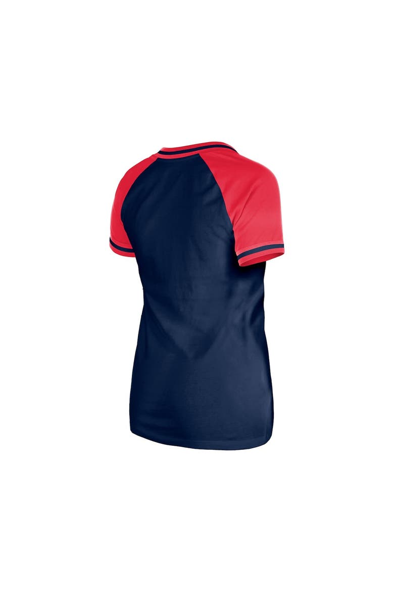 Women's New Era  Navy Boston Red Sox Gameday V-Neck T-Shirt, Alternate, color, Navy