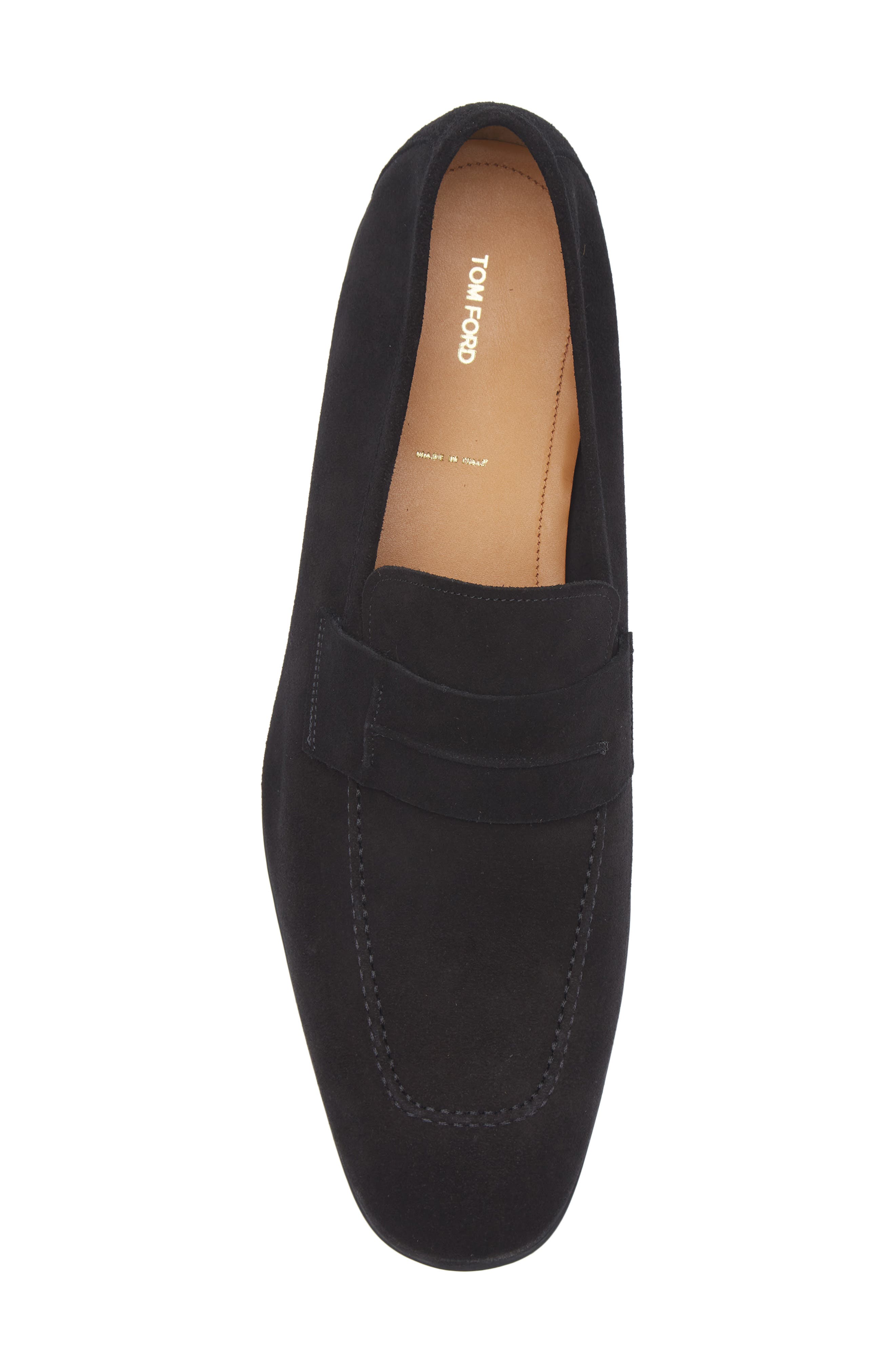 TOM FORD Sean Penny Loafer, Alternate, color, Black