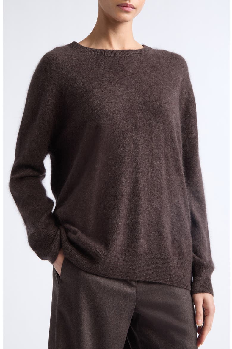 Chicca Cashmere Sweater, Alternate, color, BROWN