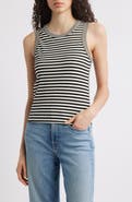 Wit & Wisdom Stripe Rib Tank