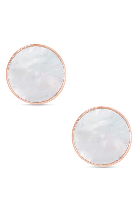 Kids' Mother-of-Pearl Stud Earrings