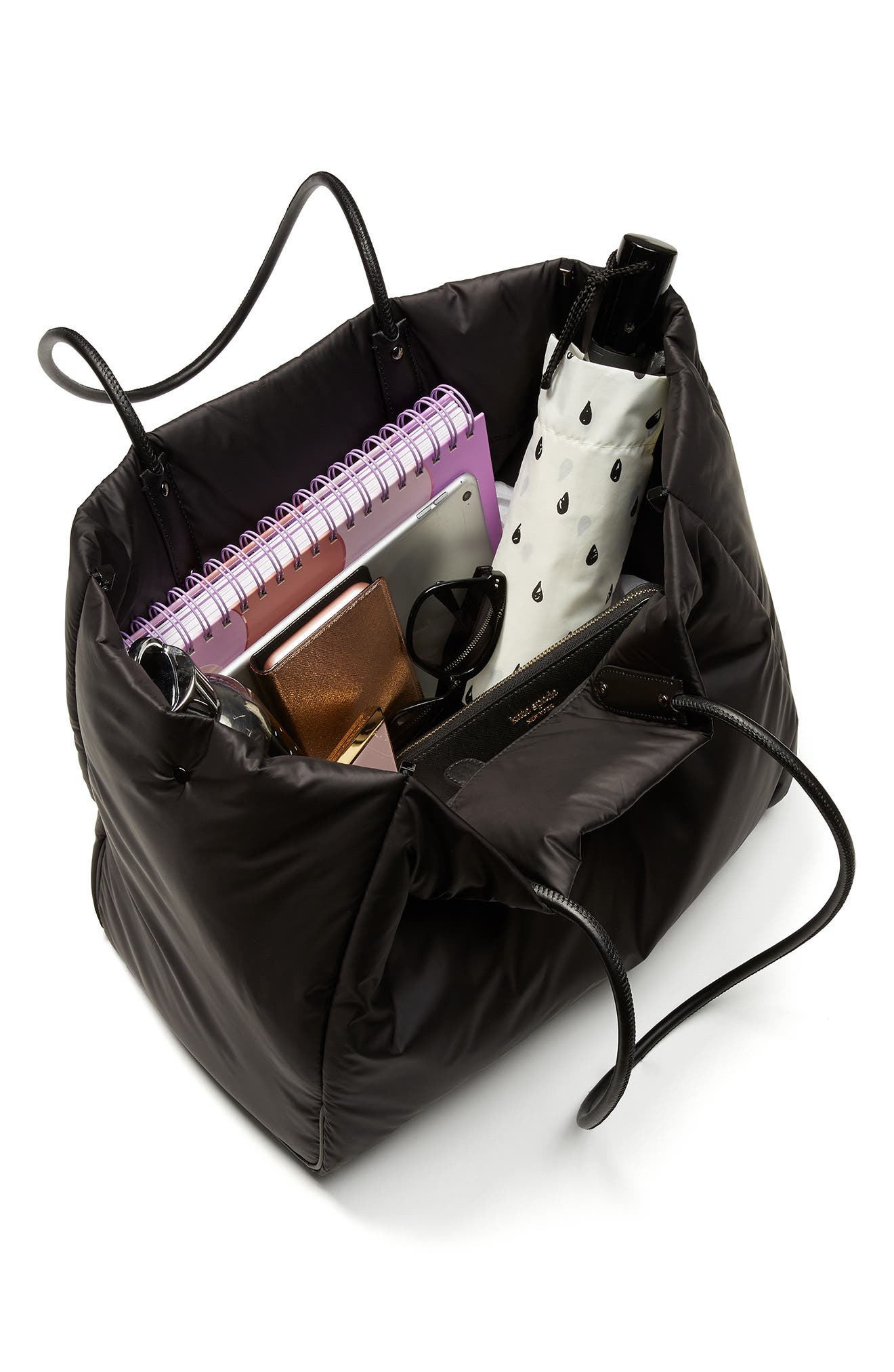 Kate Spade New York large everything puffy tote, Alternate, color, 