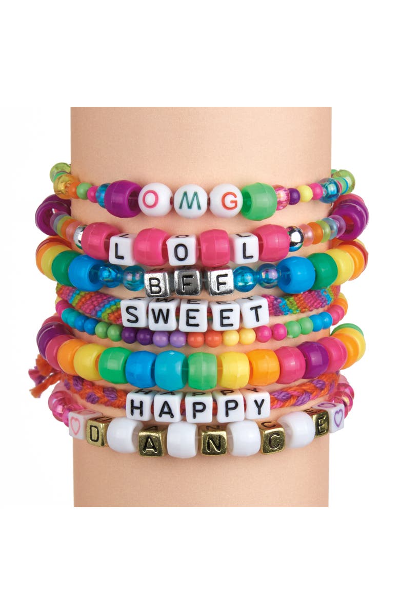 Shimmer 'N Sparkle Abc Fashion Diy Bead Bracelets Kit, Alternate, color, Multicolored