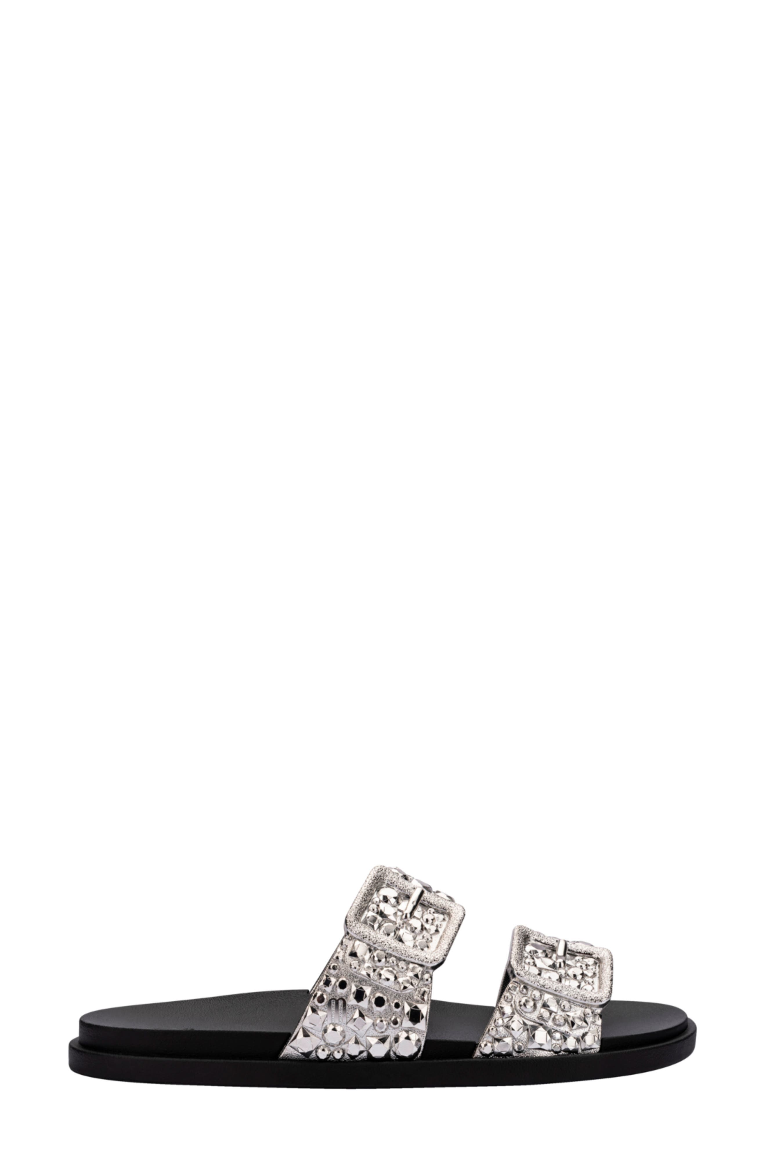 Melissa Lust Slide Sandal, Alternate, color, Onyx Black