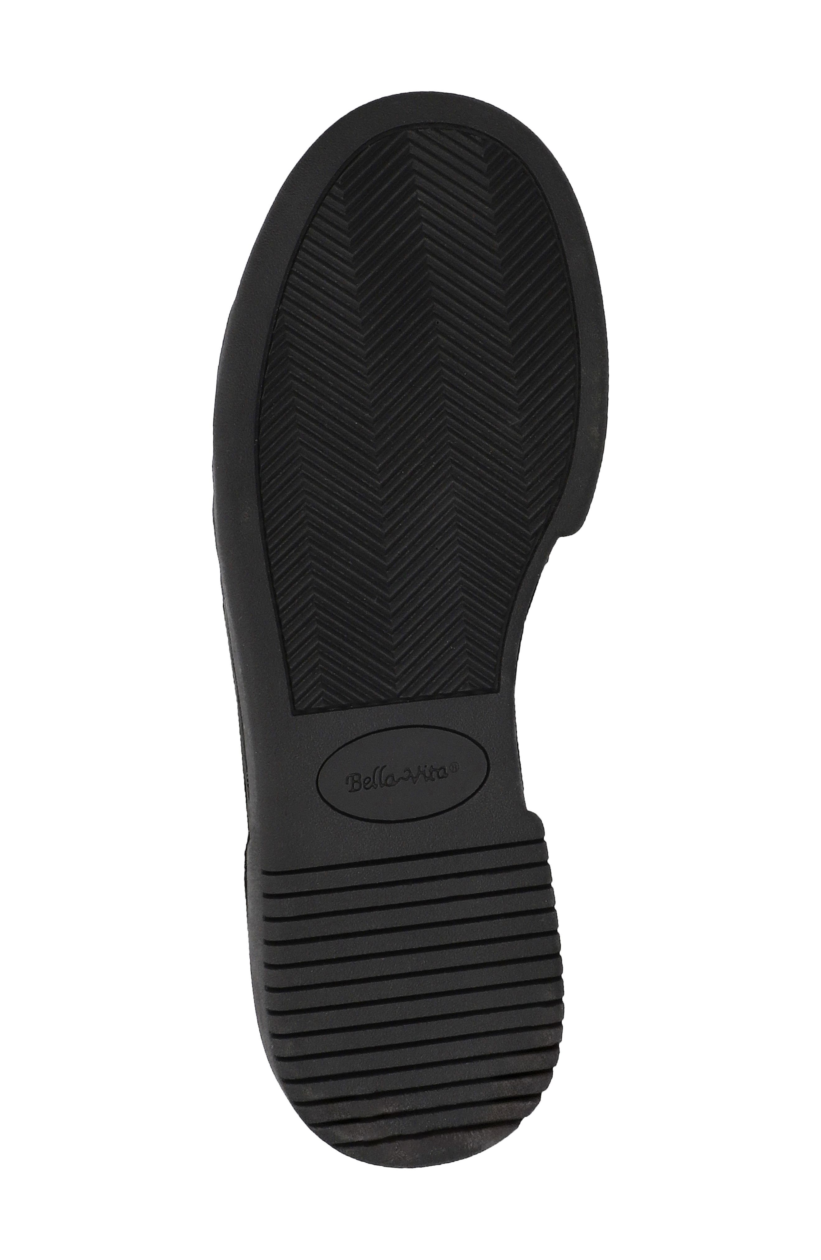 Bella Vita Abagale Lace Platform Sneaker, Alternate, color, Black Flower Embroidery Mesh