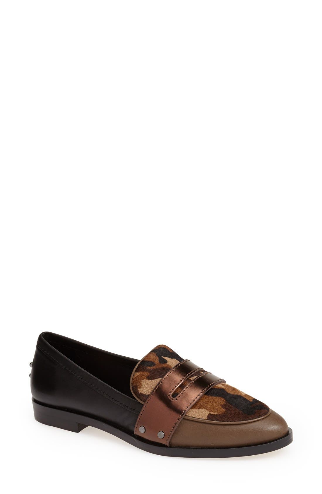 'Umbria' Loafer, Main, color, CAMOUFLAGE LEATHER