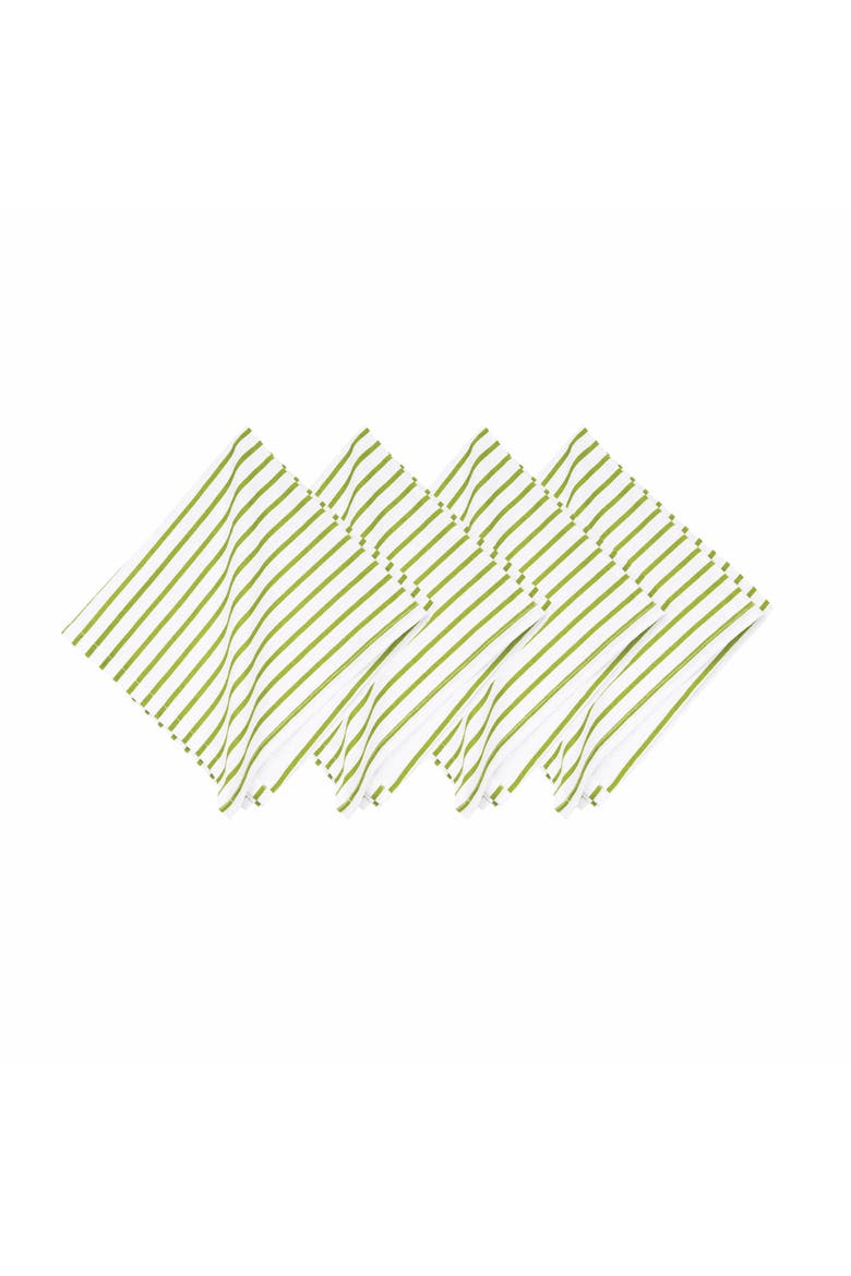 Wonderland Stripe Napkins Set of 4, Main, color, Green