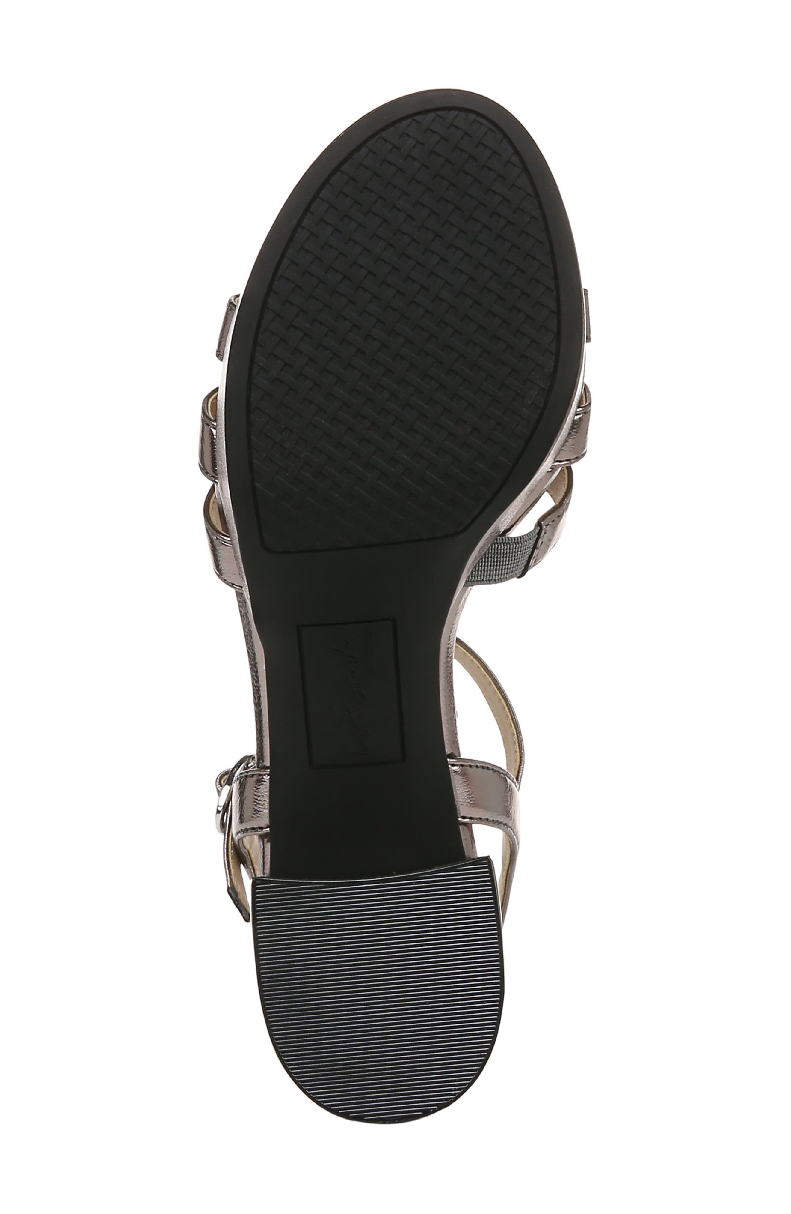LifeStride Rio Ankle Strap Platform Sandal, Alternate, color, Pewter
