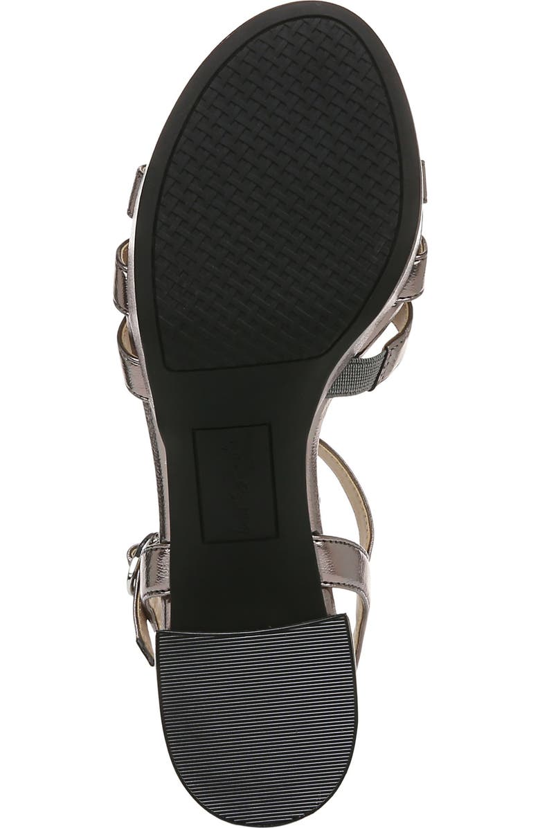 LifeStride Rio Ankle Strap Platform Sandal, Alternate, color, Pewter