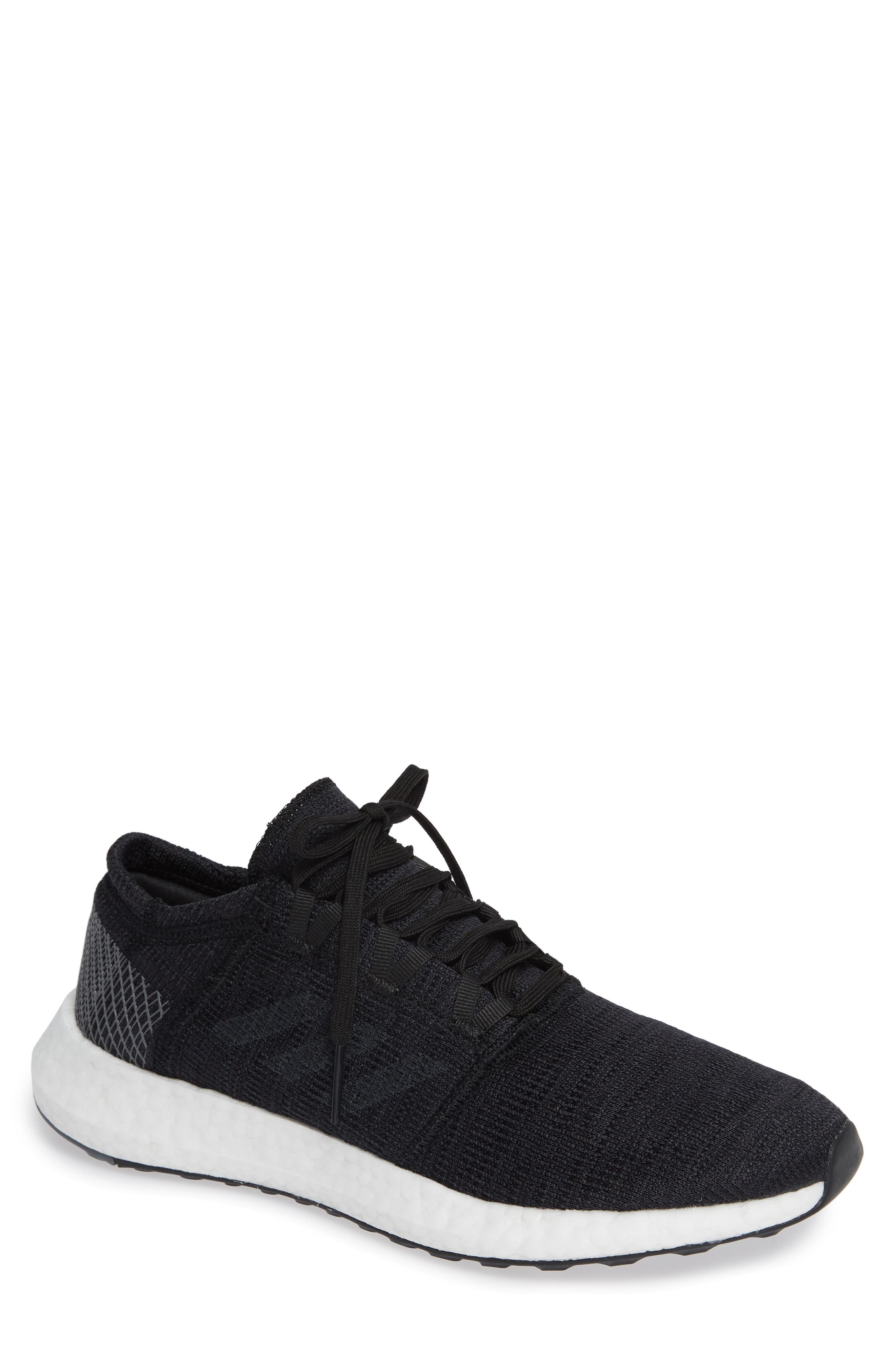 PureBoost GO Running Shoe, Main, color, BLACK/ GREY