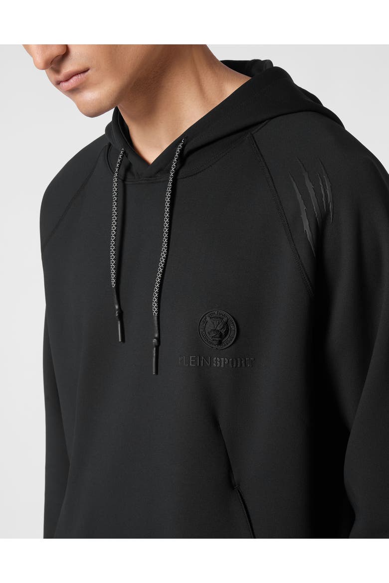 Technical Oversize Hoodie Sweatshirt Ls Men, Alternate, color, black