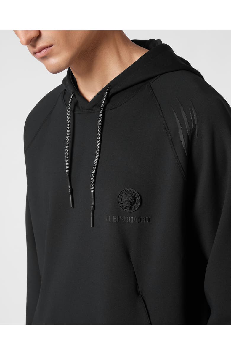 PLEIN SPORT Technical Oversize Hoodie Sweatshirt Ls Men, Alternate, color, Black