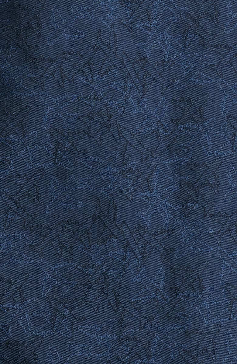 Johnston & Murphy Jacquard Airplane Button-Up Shirt, Alternate, color, 