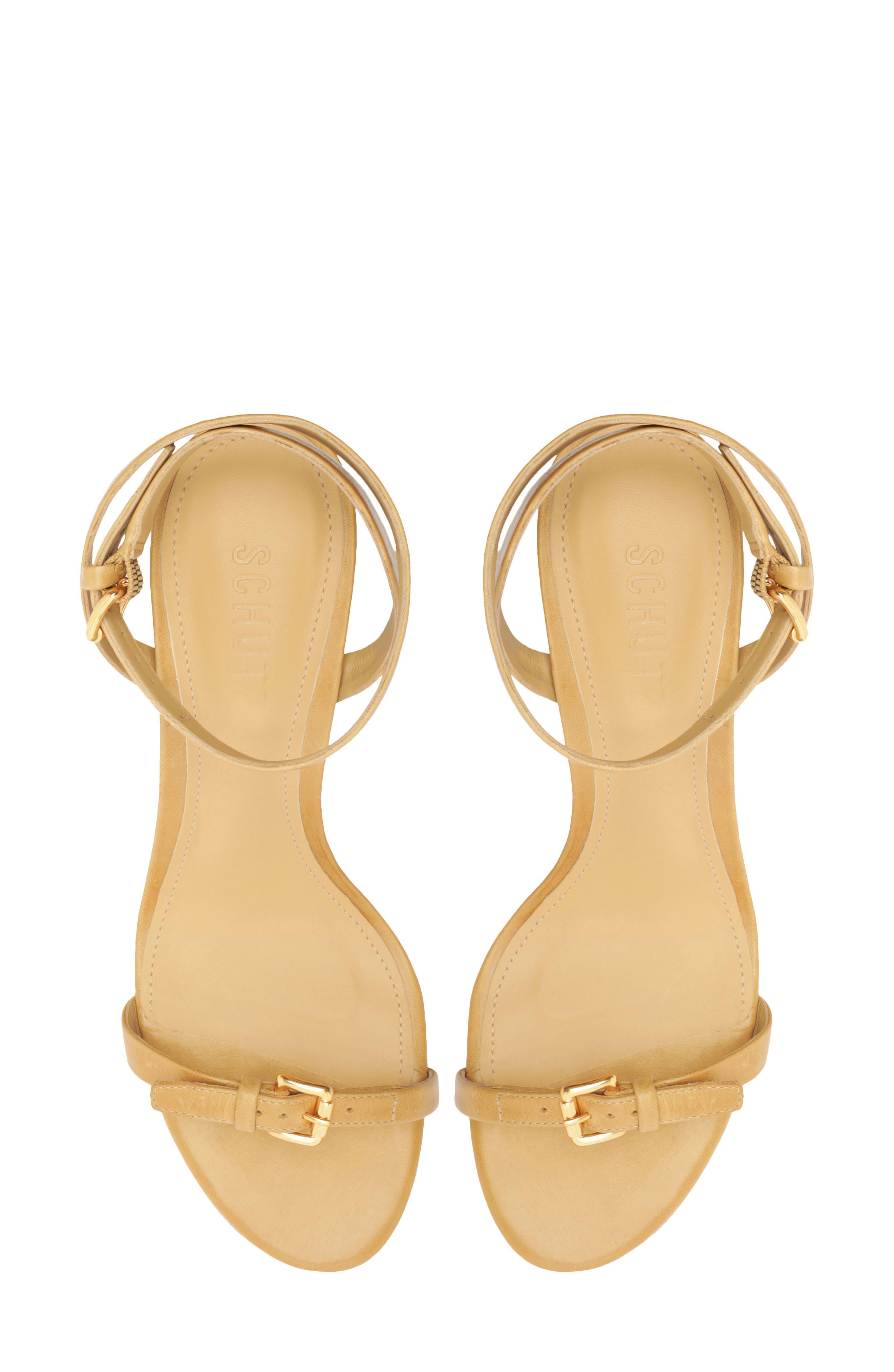 Aurora Mid Ankle Strap Sandal, Alternate, color, LIGHT WOOD